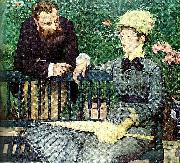 Claude Monet in the conservatory Spain oil painting artist